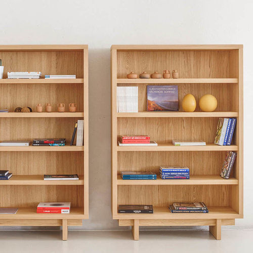 Bibliothèque encastrée - ESSENCE - True Design srl - contemporaine / professionnelle / en bois