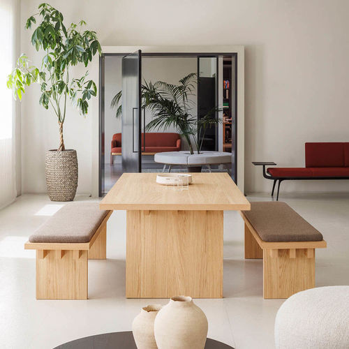 Banc contemporain - ESSENCE - True Design srl - bois / sans dossier / sans accoudoirs