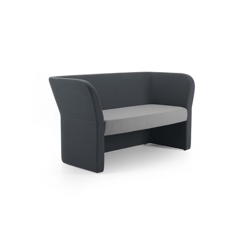Canapé contemporain - ORACLE - True Design srl - en tissu / gris / bleu