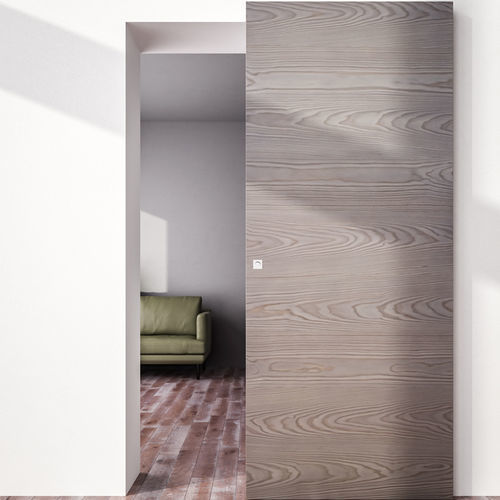 Porte d'intérieur - LIBERA - FBP PORTE - en bois / en aluminium / coulissante