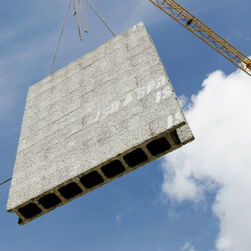 Bloc coffrant en béton de bois - ISOSPAN MODULE - isospan Baustoffwerk GmbH - pour maison passive / pour mur extérieur porteur / pour bâtiments