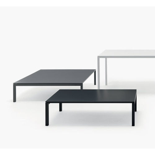 Table basse contemporaine - AER - FANTIN SRL - en bois massif / en métal / carrée