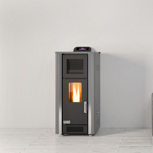 Poêle chaudière à granulés - CRYSTAL - IFYIL TERMO LTD STI - contemporain / en métal