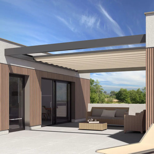 Pergola suspendue - ASTANO SOFT-TOP - STOBAG - en aluminium / en toile / couverture en toile