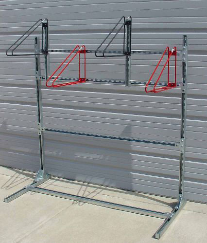 Range-vélo au sol - WALLRACK™ : SINGLE-SIDED - CycleSafe - d'intérieur / en acier galvanisé / professionnel