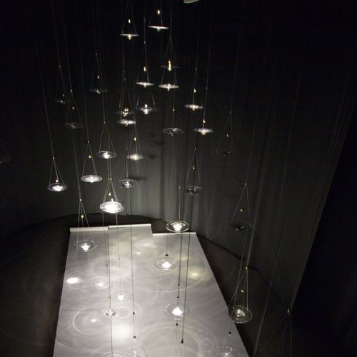 Suspension - MOMENTO - Wonderglass - en aluminium / en laiton / en verre soufflé