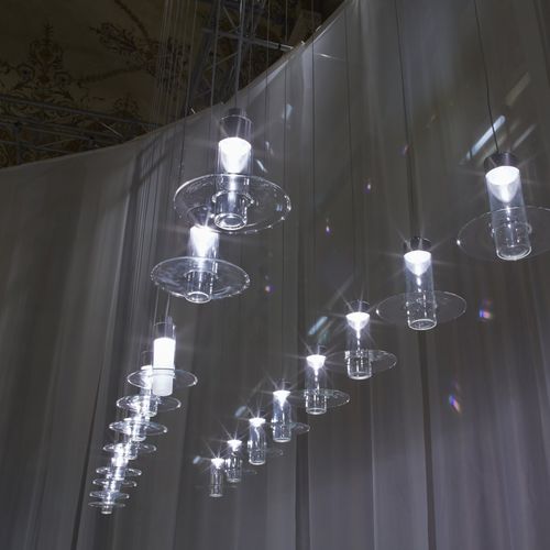 Suspension - SLEEVE - Wonderglass - en aluminium / en verre / contemporaine