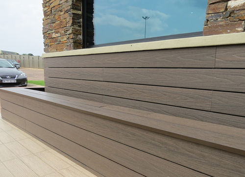 Bardage en lames - ULTRASHIELD® - newtechwood - en composite / rainuré / aspect bois