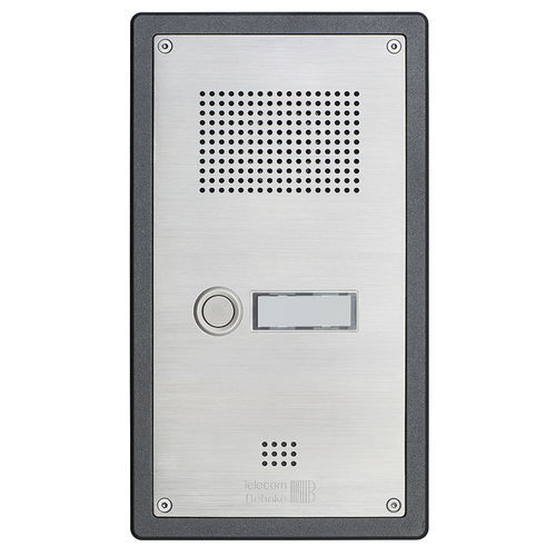 Platine de rue en inox - 5‐0058 - Telecom Behnke GmbH - résidentiel / encastrable / d'extérieur