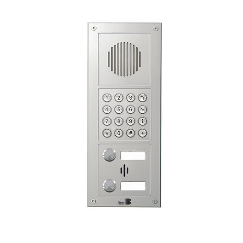 Platine de rue en aluminium - BT 26 ‐212 - Telecom Behnke GmbH - d'extérieur / d'intérieur / à 2 boutons