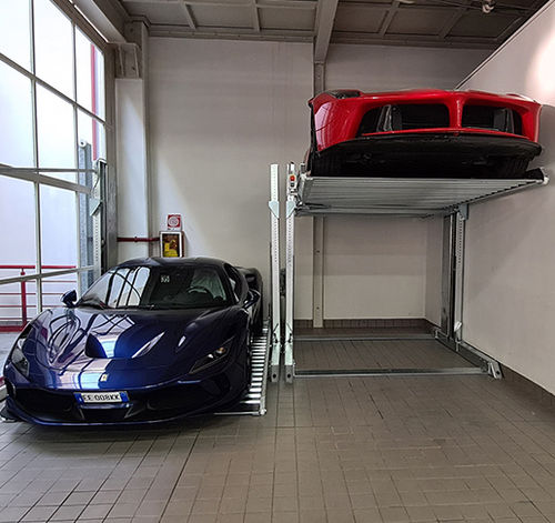 Monte-voiture mécanique - BOX P - Green Park srl - à colonne / d'intérieur / pour garage