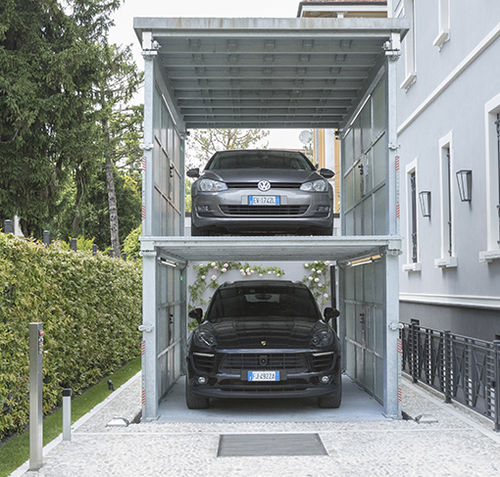 Parking à étages - C2S - Green Park srl - souterrain / mécanique / 2 véhicules