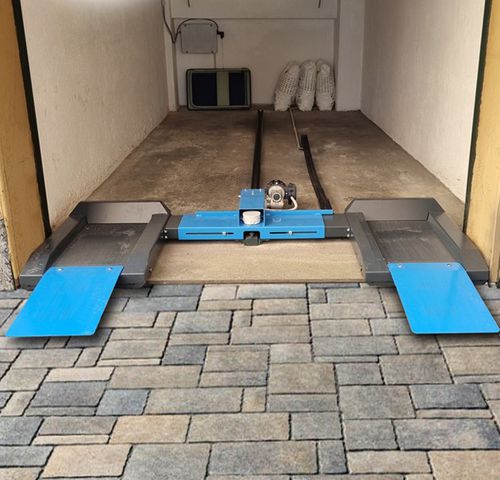 Plateforme pour parking coulissante - MOVY PARK  - Green Park srl - électrique