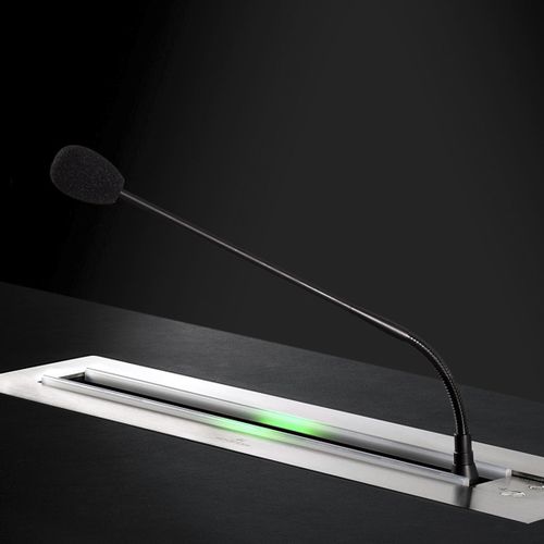 Microphone rétractable - DYNAMICTALKH - Arthur Holm - pour table de conférence / motorisé