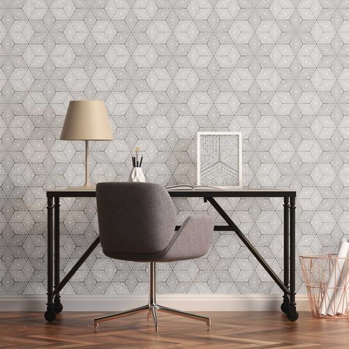 Papier peint contemporain - RINALDO - Equipo DRT - géométrique / à effet dimensionnel