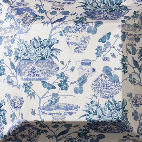 Tissu d'ameublement - BUTTERFLY SATIN - Equipo DRT - pour rideaux / à motif / en coton
