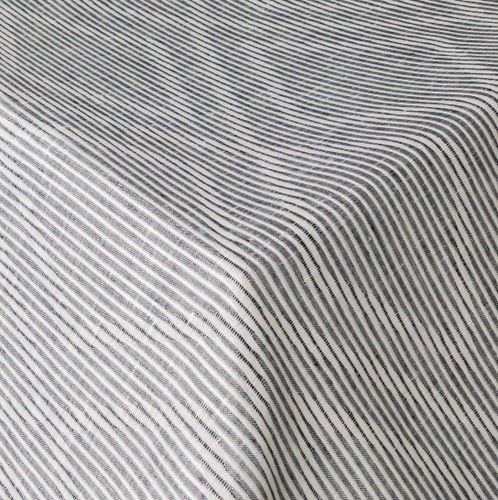 Tissu pour rideaux - LINAS - Equipo DRT - à rayures / en lin / gris
