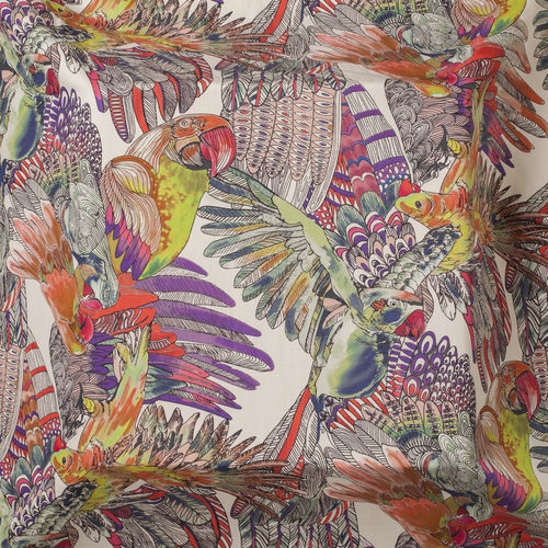 Tissu d'ameublement - RIO - Equipo DRT - pour rideaux / à motif animalier / en coton