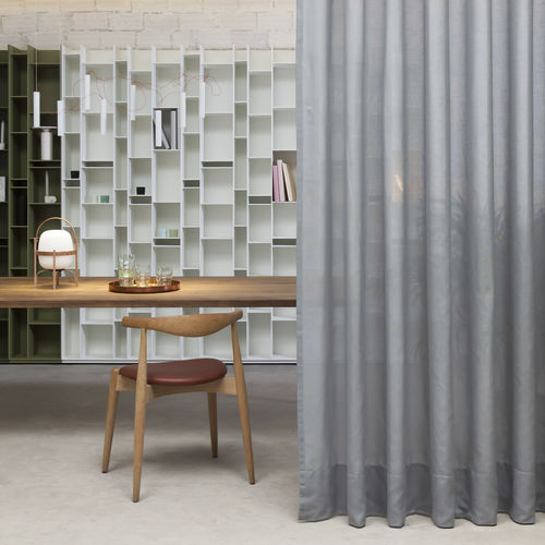 Tissu pour rideaux - MEYER - Equipo DRT - uni / polyester FR / en Trevira CS®