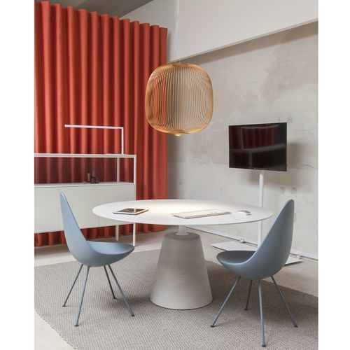 Tissu d'ameublement - DEDALO - Equipo DRT - pour rideaux / uni / en polyester