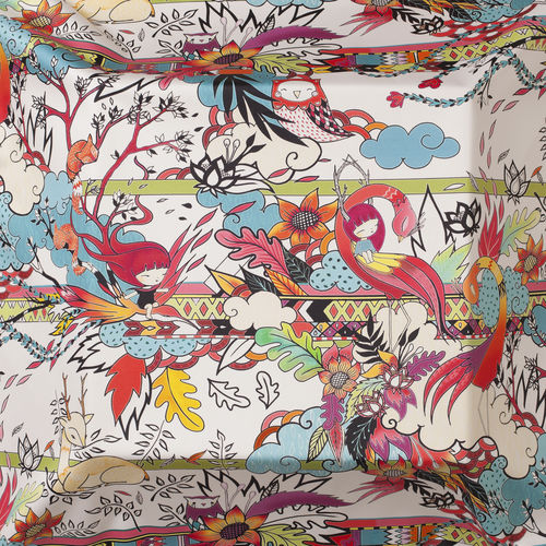 Tissu d'ameublement - SELVA - Equipo DRT - pour rideaux / à motif / en coton