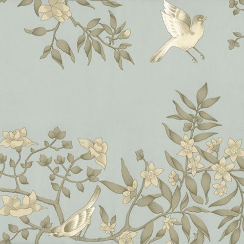 Papier peint contemporain - VIVACE - Equipo DRT - en fibre de cellulose / à motif floral / aspect tissu