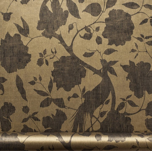 Papier peint contemporain - SENSO NEW - Equipo DRT - à fleurs / gris / blanc