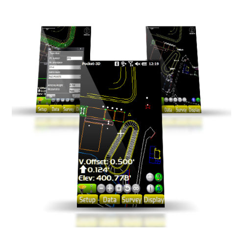 Logiciel de gestion de chantier - POCKET 3D - Topcon Positioning Systems Inc - de calcul / d'analyse / 3D