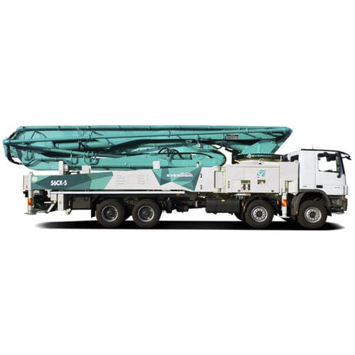 Pompe à béton mobile - ECP56CX-5 - Everdigm Corp - montée sur camion
