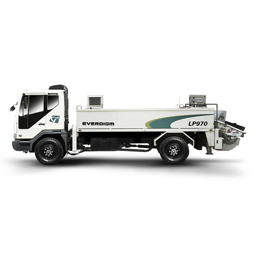 Pompe à béton mobile - ELP970 - Everdigm Corp - montée sur camion
