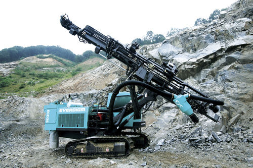 Foreuse à moteur diesel - ECD35E - Everdigm Corp - top hammer / pour chantier de construction