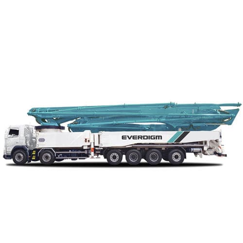 Pompe à béton mobile - ECP70CS-6 - Everdigm Corp - montée sur camion