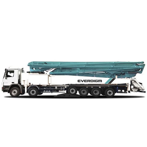 Pompe à béton mobile - ECP63CX-5 - Everdigm Corp - montée sur camion