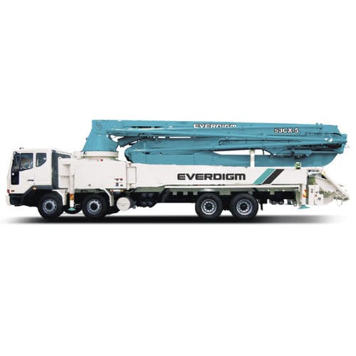 Pompe à béton mobile - ECP53CX-5 - Everdigm Corp - montée sur camion