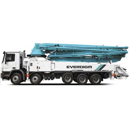 Pompe à béton mobile - ECP48CX-5 - Everdigm Corp - montée sur camion