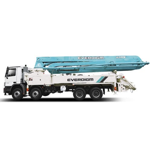 Pompe à béton mobile - ECP40CX-5 - Everdigm Corp - montée sur camion