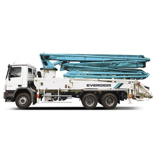 Pompe à béton mobile - ECP37CX-5 - Everdigm Corp - montée sur camion
