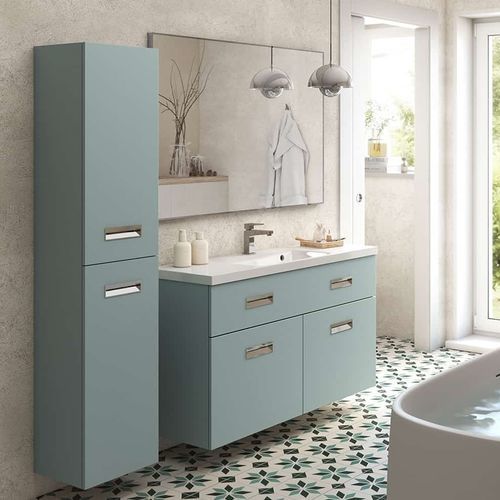 Meuble vasque double - OPTIMUM - DECOTEC - suspendu / en chêne / en Solid Surface