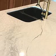 Plan de travail en composite - iCoat - époxy / de cuisine / blanc