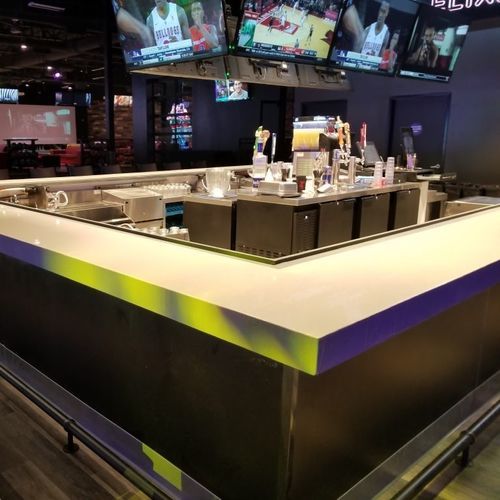 Plan de travail époxy - iCoat - pour bar / d'intérieur / blanc