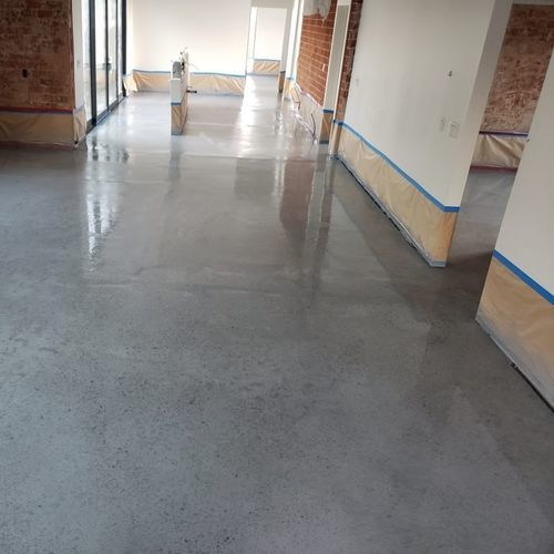 Revêtement de sol en enduit - iCoat - d'intérieur / pour salle de séjour / pour bureau