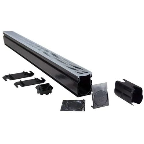 Caniveau à grille - Slim Kit - NDS - à fente / en PVC / pour pavage