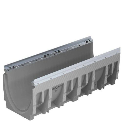 Caniveau à grille - FILCOTEN® Pro 300 - NDS - en béton fibré / grille en acier galvanisé / pour espace public