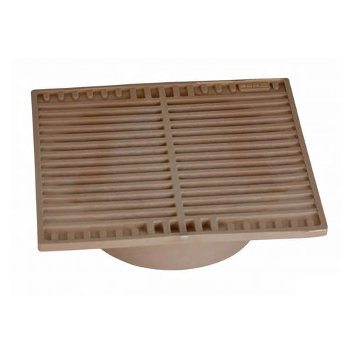 Couvercle de regard en polyéthylène haute densité PEHD - 970S - NDS - carré / préfabriqué / avec grille de ventilation