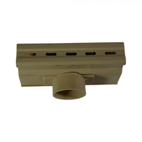 Caniveau à fente centrale - Micro  - NDS - en PVC / pour piscine / de terrasse