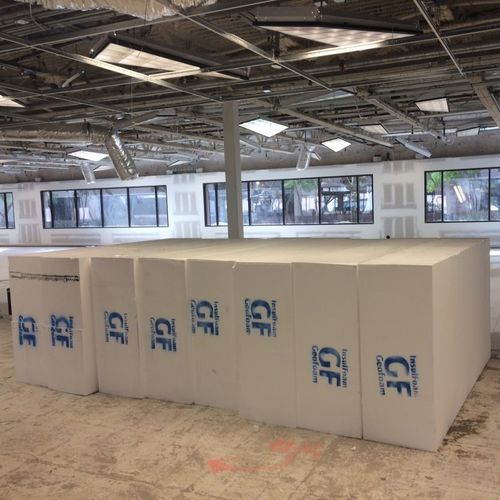Isolant thermique - Geofoam - Insulfoam - en polystyrène extrudé / pour intérieur / pour extérieur