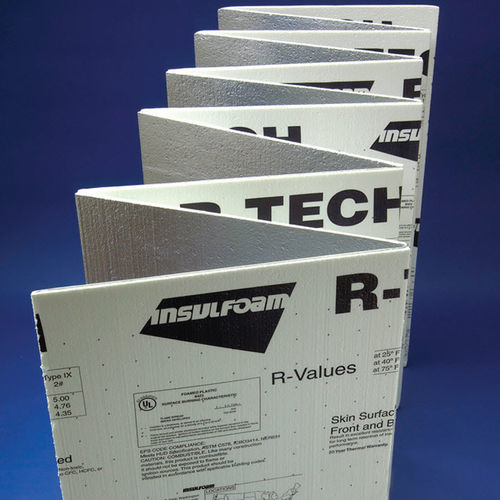 Isolant thermique - R-TECH® FANFOLD - Insulfoam - en polystyrène expansé / en panneaux / pour extérieur