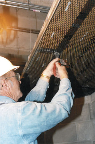 Maille métallique en acier - SECURA LATH® - AMICO - Alabama Metal Industries - pour plafond / à maillage losangé