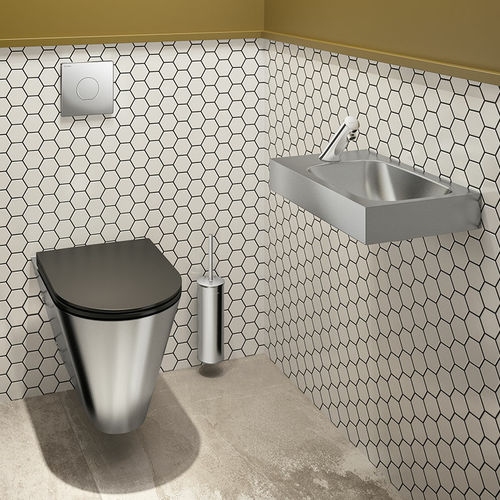 Bouton de chasse d'eau simple - TEMPOFLUX 3 - DELABIE - pour espace public