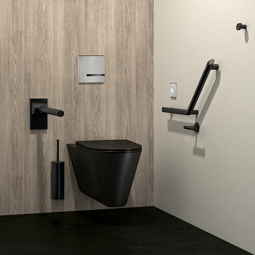 WC suspendu - S21 S - DELABIE - en inox / pour sanitaire public / ovale